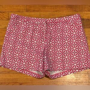 Laundry Women’s Preppie Pink Geometric Print Shorts 14